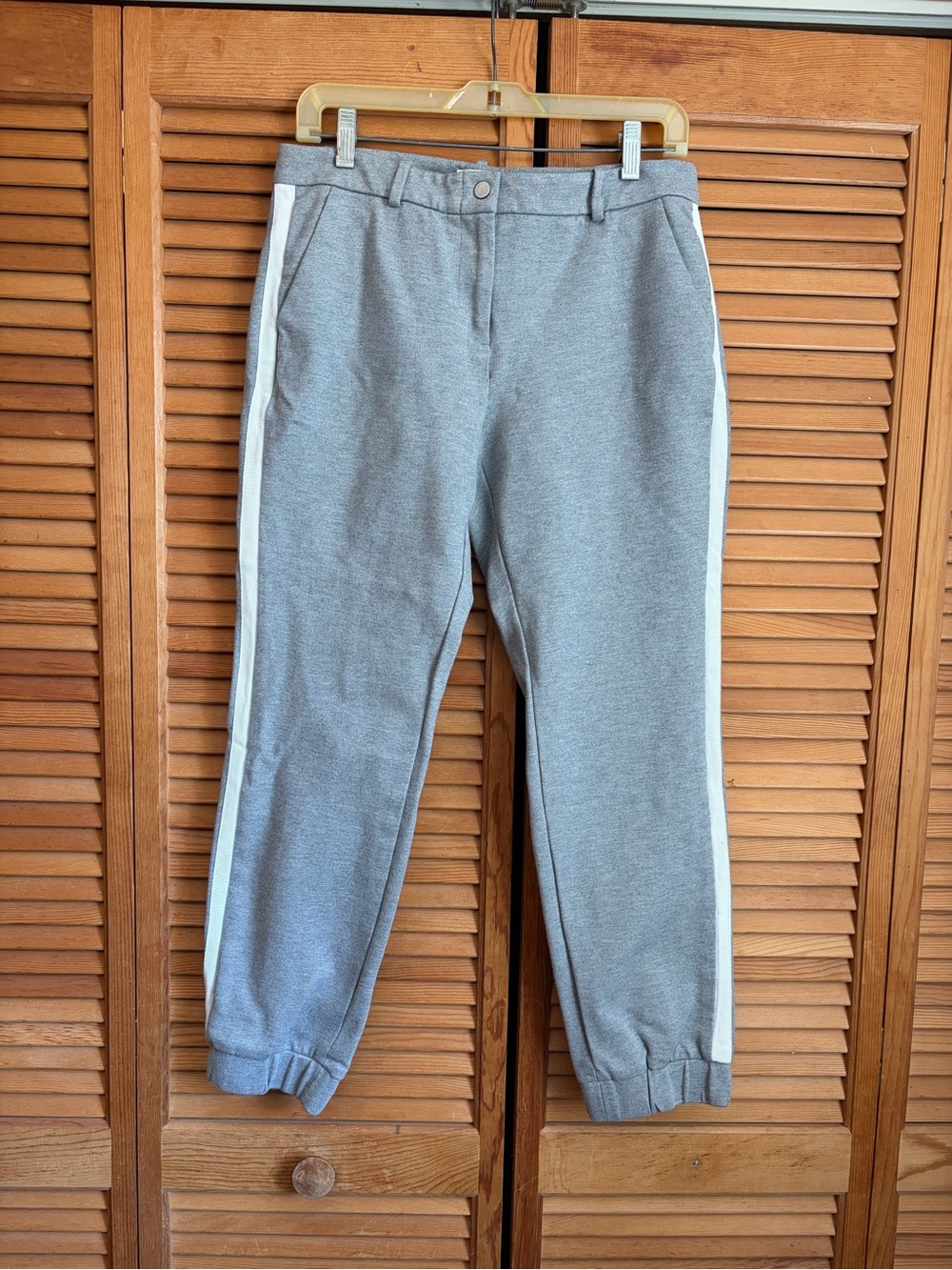 J Crew x Public School Jogger Pants Womens 6 Gray Ankle Cuffed